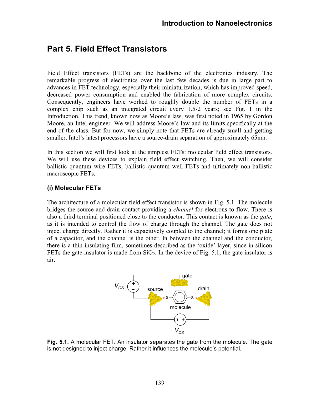 Field Effect Transistors