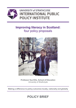 Improving Literacy in Scotland: Four Policy Proposals