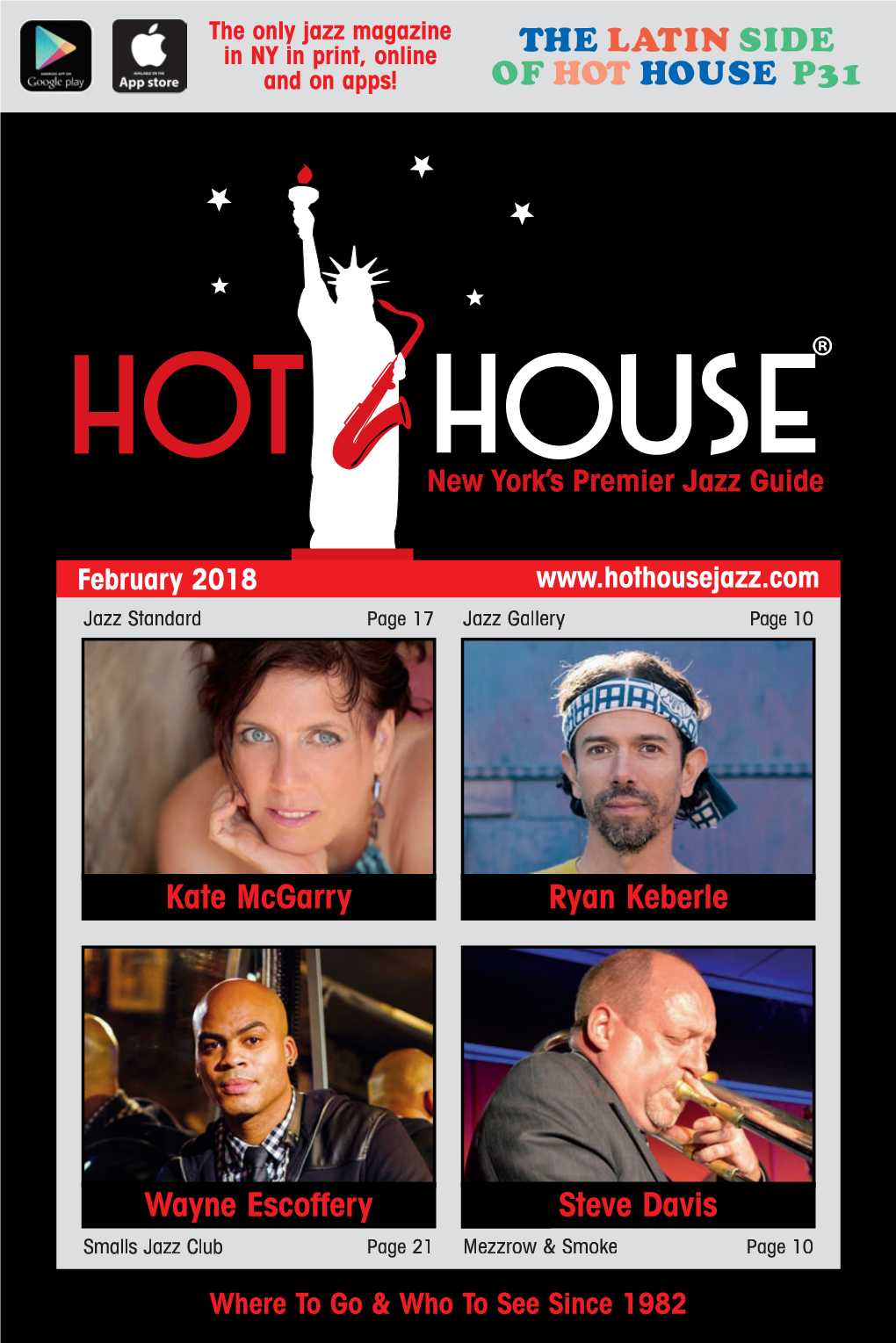 Steve Davis Wayne Escoffery Ryan Keberle Kate Mcgarry the LATIN SIDE of HOT HOUSE