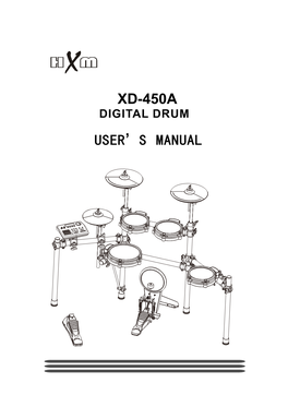 User's Manual Xd-450A