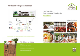 Authentic Lebanese Products Natural & Ethical