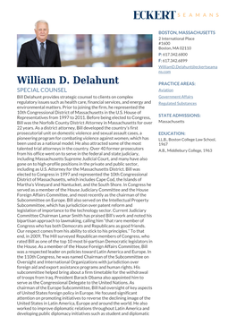 William Delahunt
