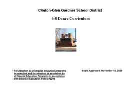6-8 Dance Curriculum