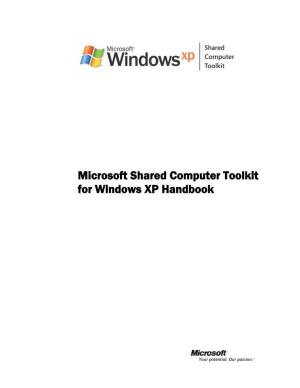 Microsoft Shared Computer Toolkit for Windows XP Handbook