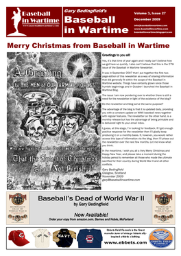 Baseball in Wartime