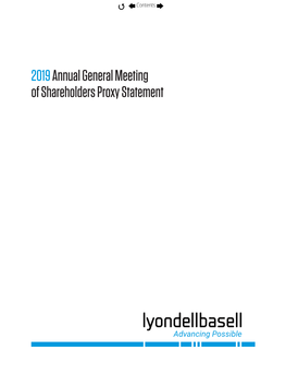 2019Annual General Meeting of Shareholders Proxy Statement