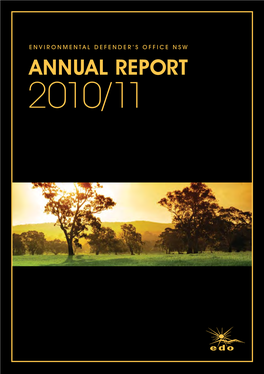EDO Annual Report 2010 2011 V3.Indd