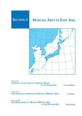 Section 1 Martial Arts in East Asia