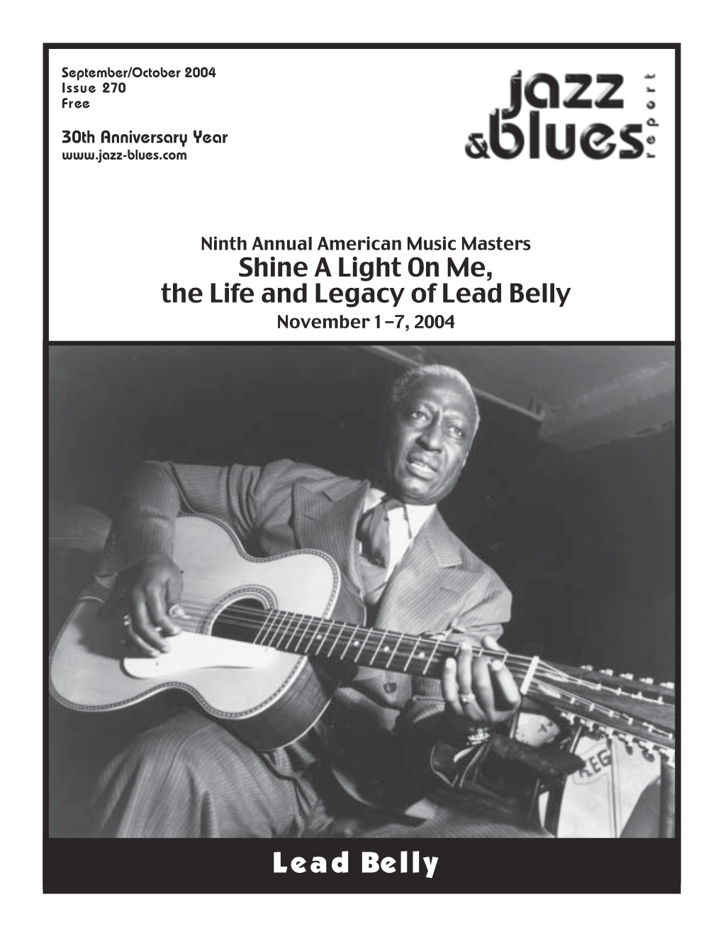 Lead Belly November 1-7, 2004