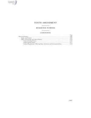 10Th Amendment