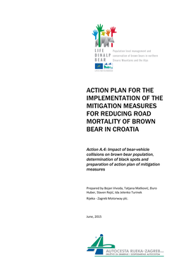 Action Plan for the Implementation of the Mitigation Measures in Croatia
