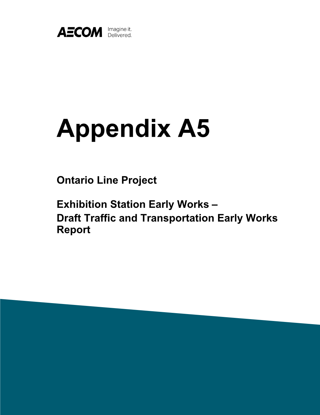 Appendix A5. Traffic and Transportation