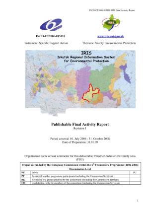 Publishable Final Activity Report Revision 1