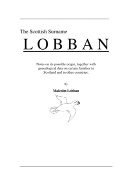 The Scottish Surname Lobban
