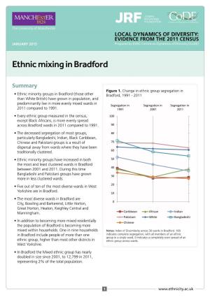 Ethnic Mixing in Bradford