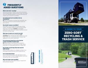 Zero-Sort® Recycling & Trash Service