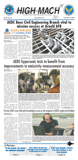 AEDC Hypersonic Tests to Benefit from Improvements to Emissivity Measurement Accuracy