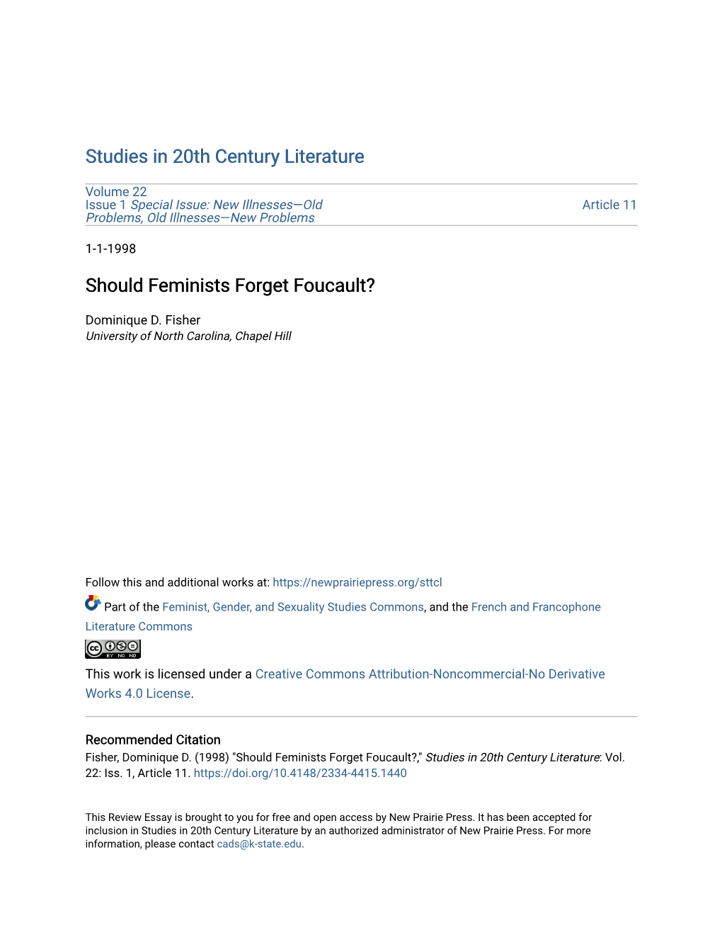 Should Feminists Forget Foucault?