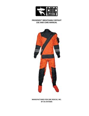 Proseries® Breathable Drysuit Use and Care Manual
