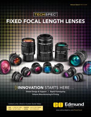 TECHSPEC® Fixed Focal Length Lenses