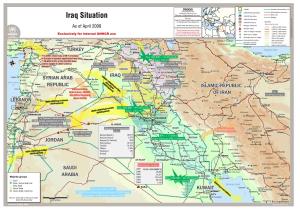 Iraq Situation Sources: UNHCR Field Office UNHCR, Global Insight Digital Mapping  Elevation © 1998 Europa Technologies Ltd