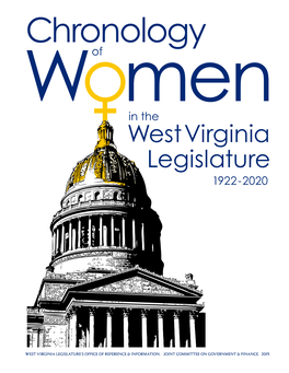 Chronology of Women in the West Virginia Legislature