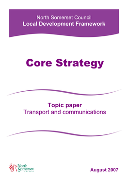 Transport Topic Paper