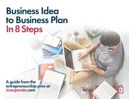 Business Idea to Business Plan in 8 Steps