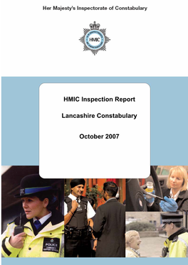 Lancashire Constabulary – HMIC Inspection Report