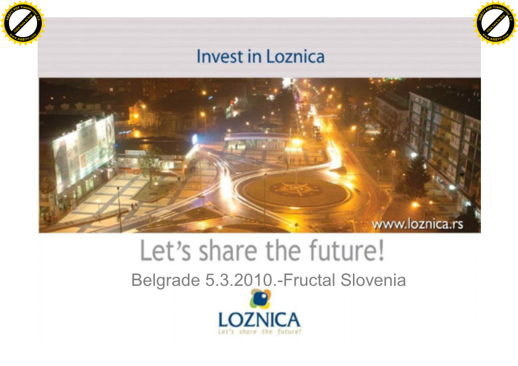 LOZNICA Presentation