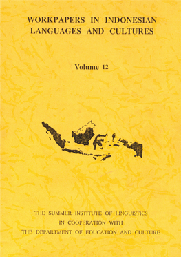 Sulawesi Phonologies (Workpapers in Indonesian Languages And