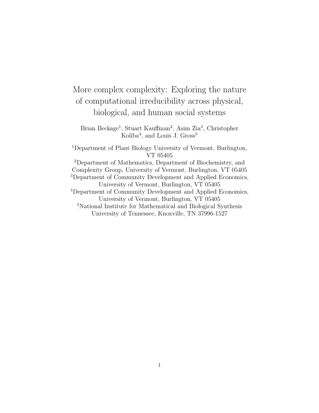 Exploring the Nature of Computational Irreducibility Across Physical, Biological, and Human Social Systems