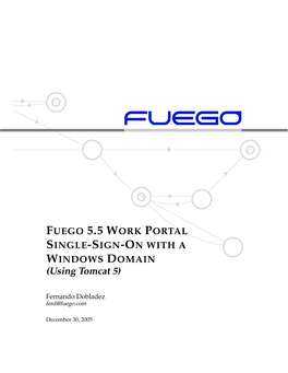 Fuego Work Portal Single-Sign-On with a Windows Domain