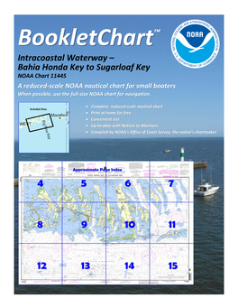 Bookletchart™ Intracoastal Waterway – Bahia Honda Key to Sugarloaf Key NOAA Chart 11445