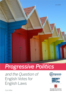 Progressive Politics and the Question of English Votes for English Laws
