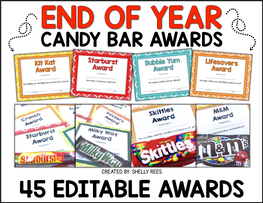 45 Editable Awards Choose from 45 Editable Awards