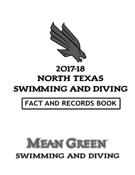 2017-18 NORTH TEXAS SWIMMING and DIVING Swimming and Diving