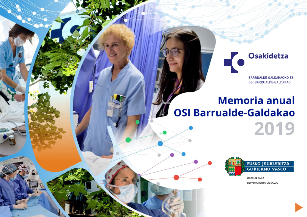 Memoria Anual OSI Barrualde-Galdakao 2019 Índice