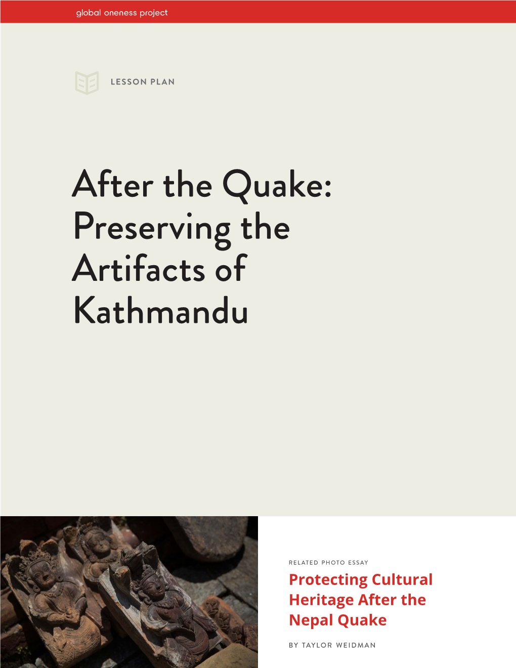 After the Quake: Preserving the Artifacts of Kathmandu