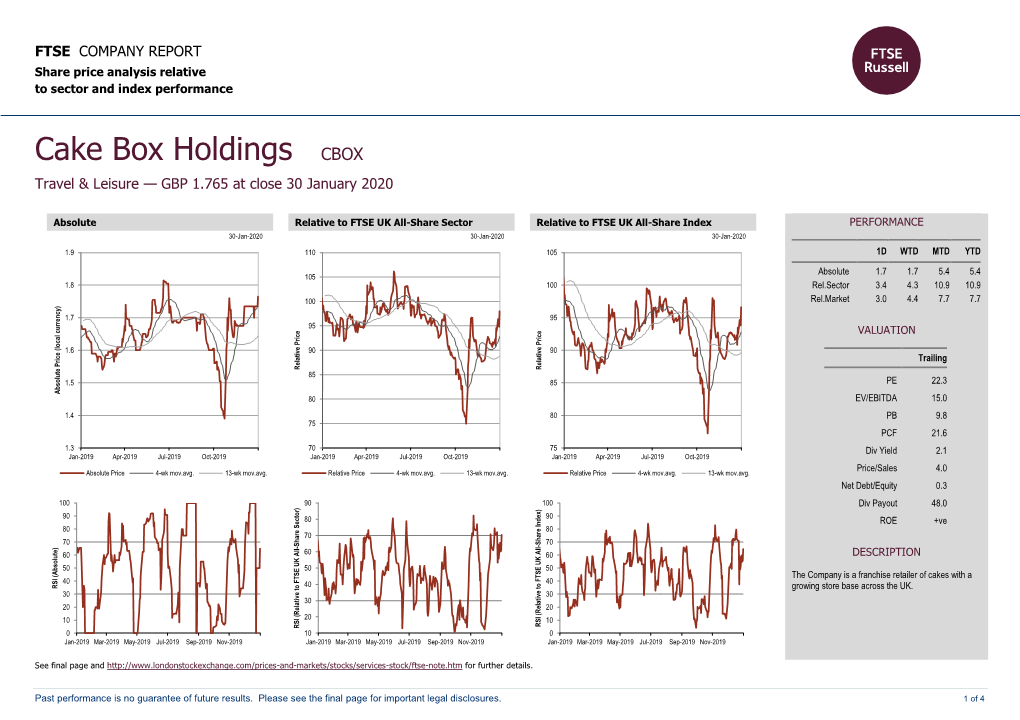 FTSE Factsheet