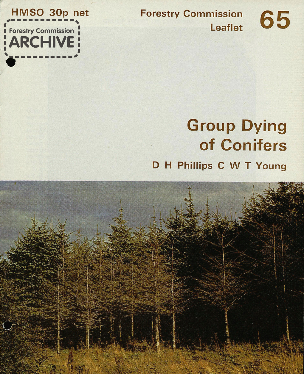 Forestry Commission Leaflet 65: Group Dying of Conifers. (1976)