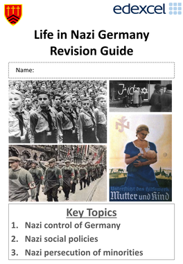 Life in Nazi Germany Revision Guide