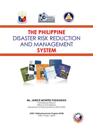 The Philippine Disaster Risk Reduction and Management System