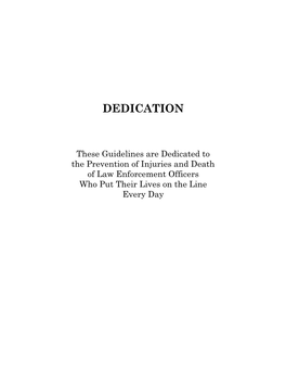 Law Enforcement Driver Training Reference Guide