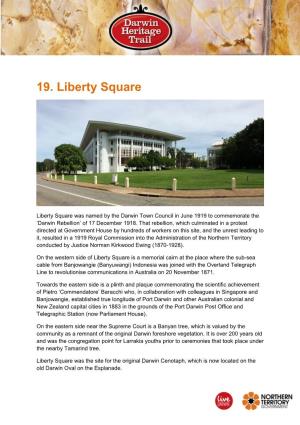19. Liberty Square