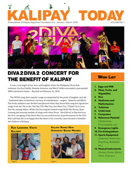 DIVA 2 DIVA 2 CONCERT for the BENEFIT of KALIPAY Wish List It Was a Real Night of Fun, Love, and Laughter When the Philippine Divas Kuh 1