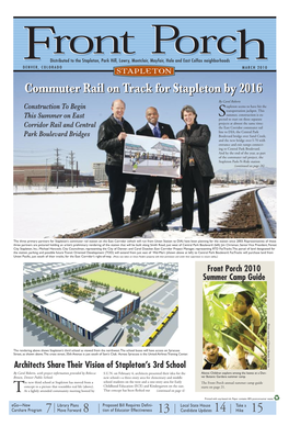 Commuter Rail on Track for Stapleton by 2016