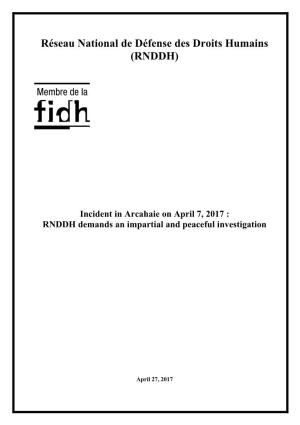 PDF- Arcahaie Report – 27 April 2017