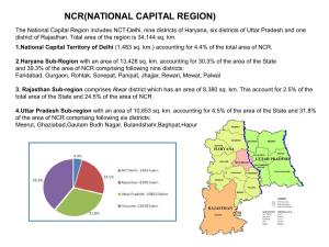 Ncr(National Capital Region)