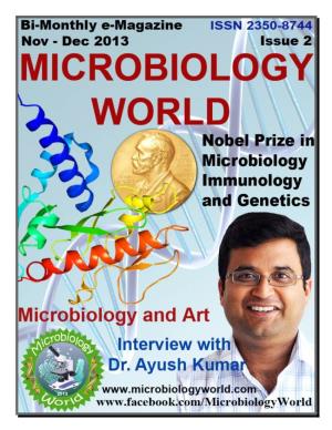 Microbiology World Nov – Dec 2013 ISSN 2350 - 8774